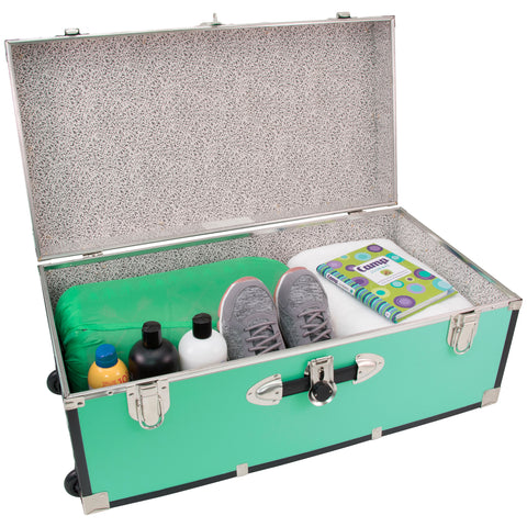 Seward Explorer 30" Trunk with Wheels & Lock, Teal Seward Explorer 30" Trunk with Wheels & Lock, Teal