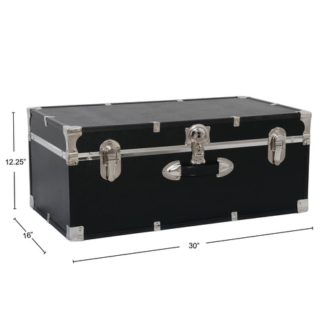 Seward Classic 30" Trunk with Lock, Black Seward Classic 30" Trunk with Lock, Black