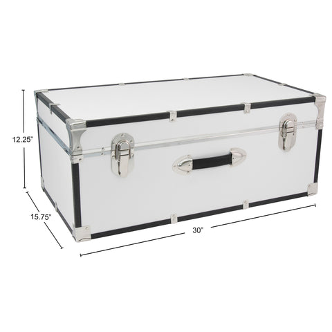 Seward Basic 30" Trunk, White Seward Basic 30" Trunk, White