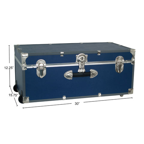 Seward Explorer 30" Trunk with Wheels & Lock, Blue Seward Explorer 30" Trunk with Wheels & Lock, Blue