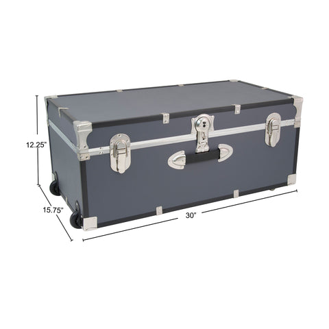 Seward Explorer 30" Trunk with Wheels & Lock, Gray Seward Explorer 30" Trunk with Wheels & Lock, Gray