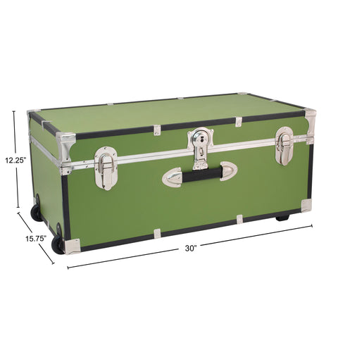 Seward Explorer 30" Trunk with Wheels & Lock, Olive Grove Seward Explorer 30" Trunk with Wheels & Lock, Olive Grove