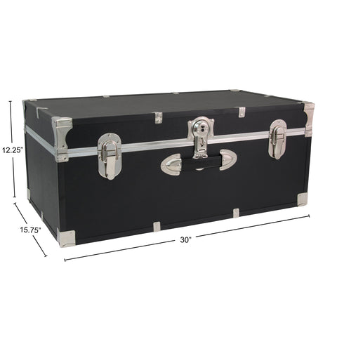 Seward Essential 30" Trunk with Lock, Black Seward Essential 30" Trunk with Lock, Black