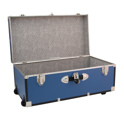 Seward Explorer 30" Trunk with Wheels & Lock, Misty Blue Seward Explorer 30" Trunk with Wheels & Lock, Misty Blue