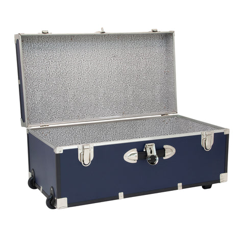 Seward Explorer 30" Trunk with Wheels & Lock, Blue