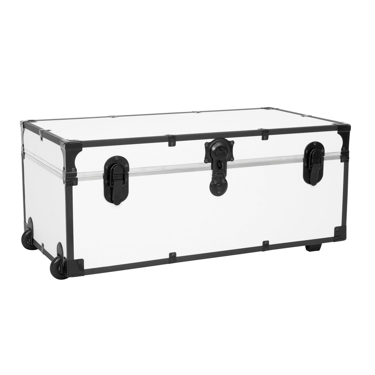 Seward Rover 30" Trunk with Wheels & One Carry Handle, White