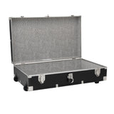 Opened main compartment - Seward Under the Bed 31" Trunk with Wheels & Lock, Black
