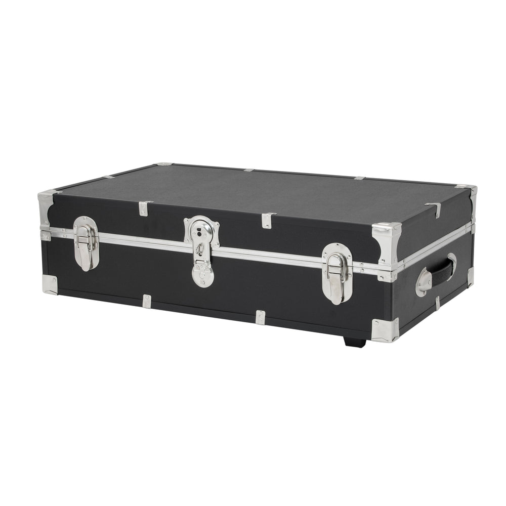 Seward Under the Bed 31" Trunk with Wheels & Lock, Black