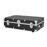 Seward Under the Bed 31" Trunk with Wheels & Lock, Black