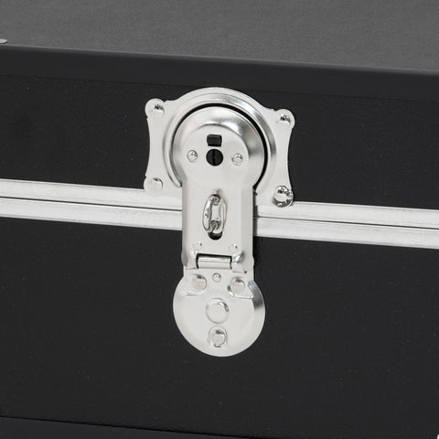 Front main buckle - Seward Under the Bed 31" Trunk with Wheels & Lock, Black