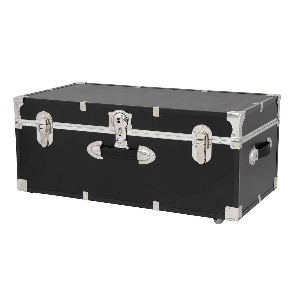 Seward Rover 30" Trunk with Wheels & Lock, Black