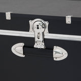 Closeup of main lock - Seward Rover 30" Trunk with Wheels & Lock, Black