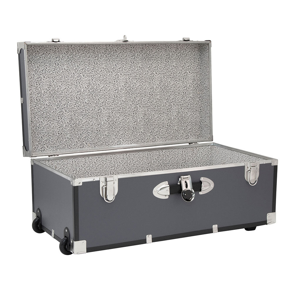 Seward Rover 30" Trunk with Wheels & Lock, Gray