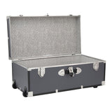 Seward Rover 30" Trunk with Wheels & Lock, Gray