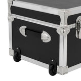 Seward Traveler 30" Trunk with Wheels & Lock, Black